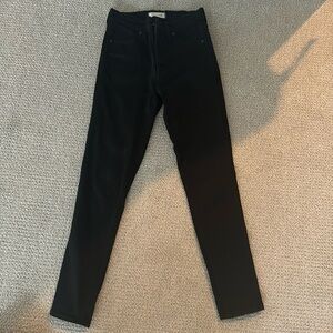 Madewell Black 10” High Rise Skinny Jeans